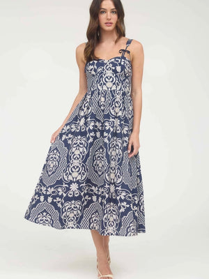 Emma Dress- Navy
