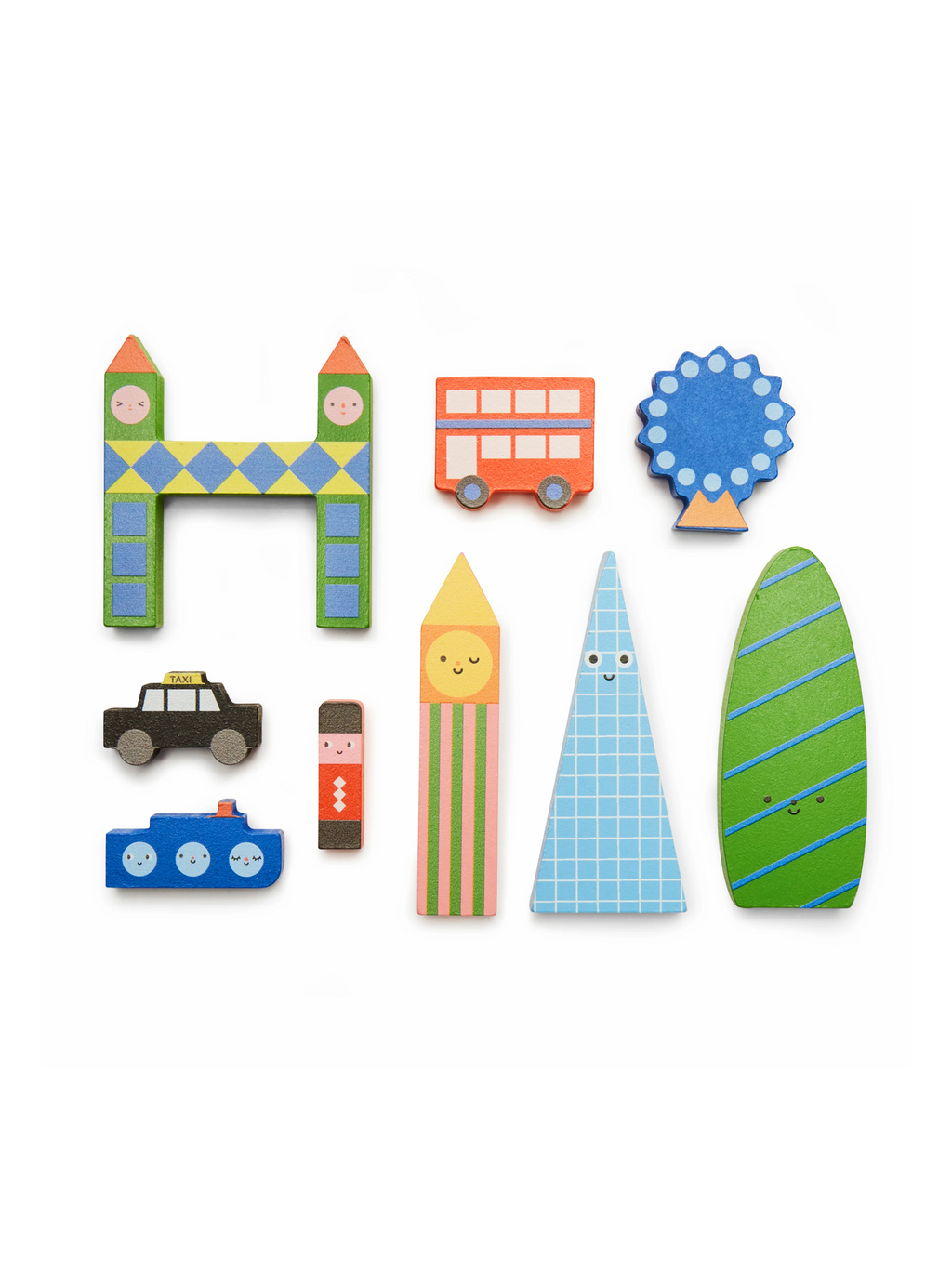 London In My Pocket Wooden Blocks