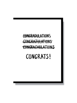 Can’t Spell Congrats