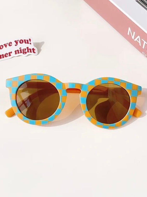 Retro Patterned Sunglasses