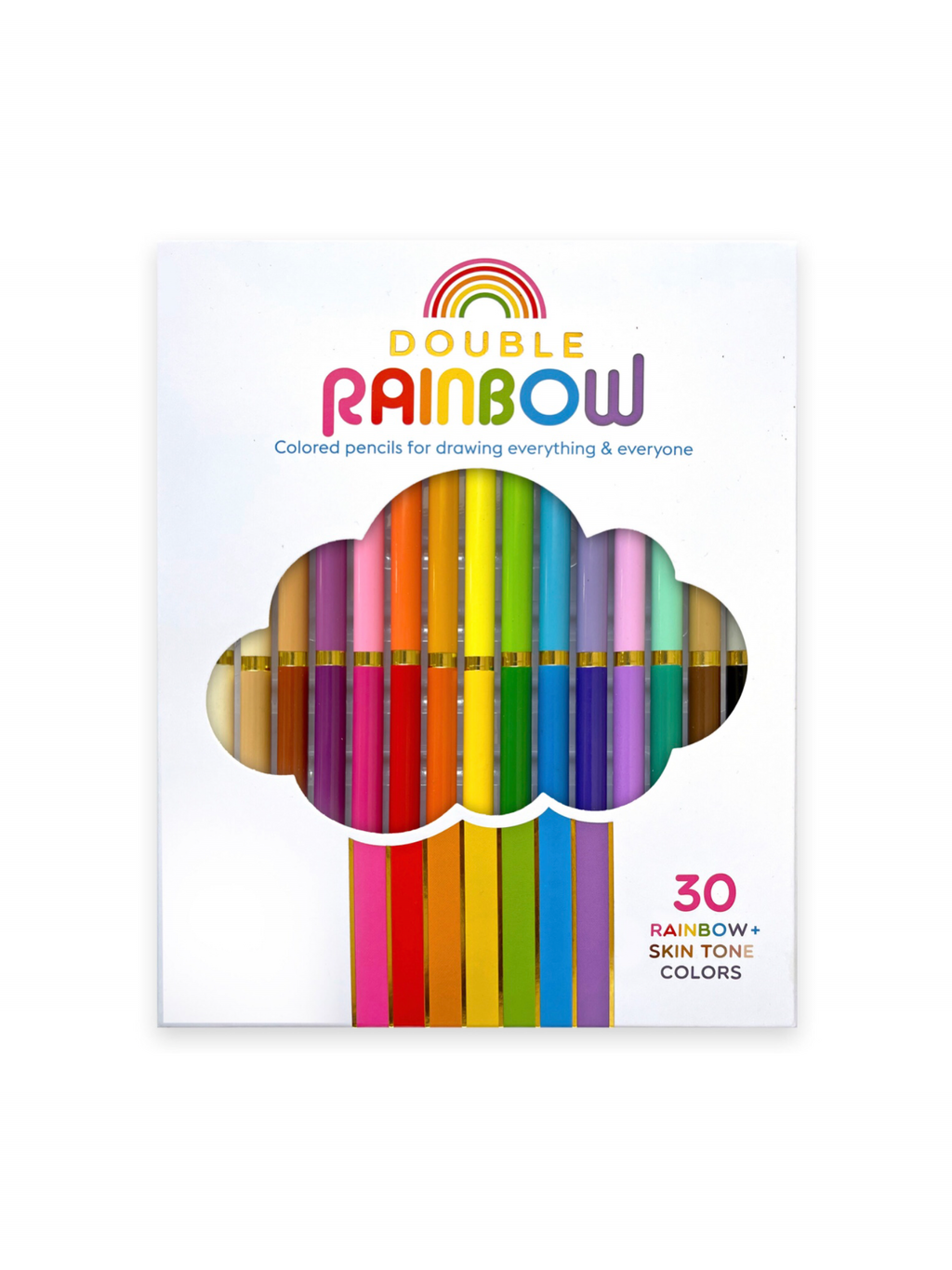 Double Rainbow Coloured Pencil Set