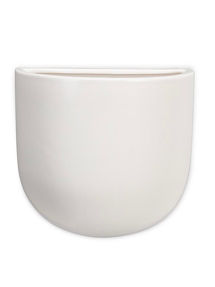 White Wall Planter