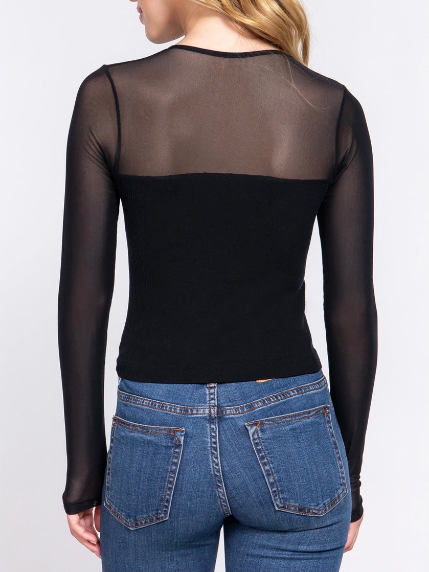 Britney Top- Black