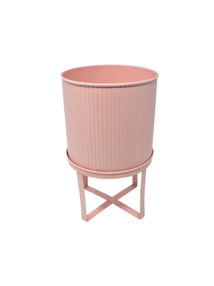 Pink Metal Planter
