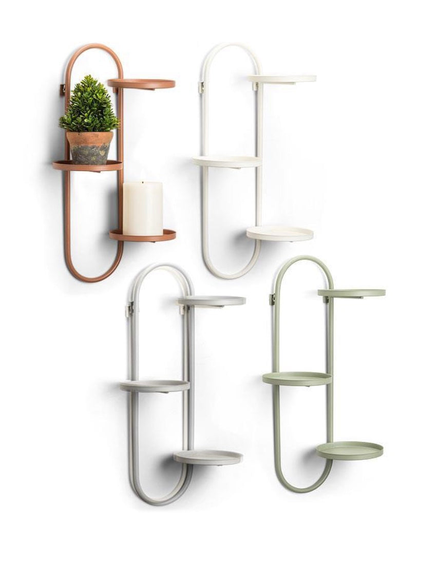 Three Tiered Wall Shelf