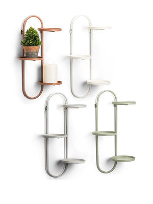 Three Tiered Wall Shelf