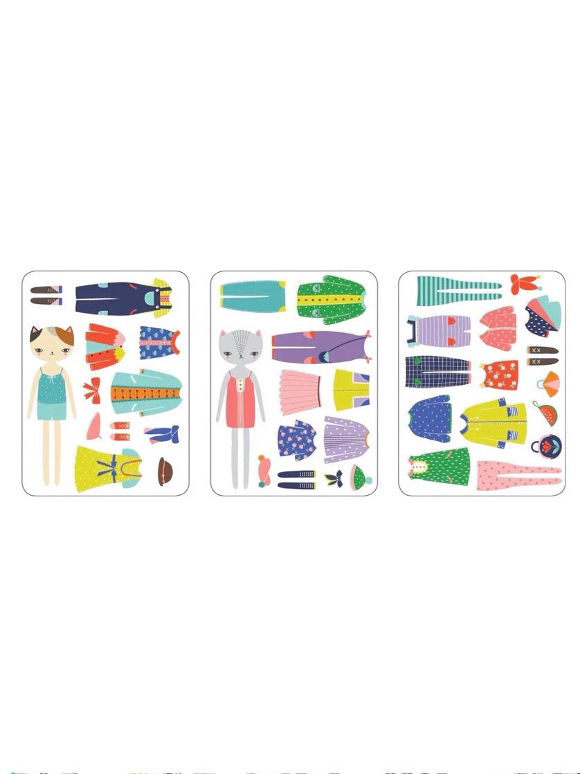 Cat Fashion Magnetic Dress-Up
