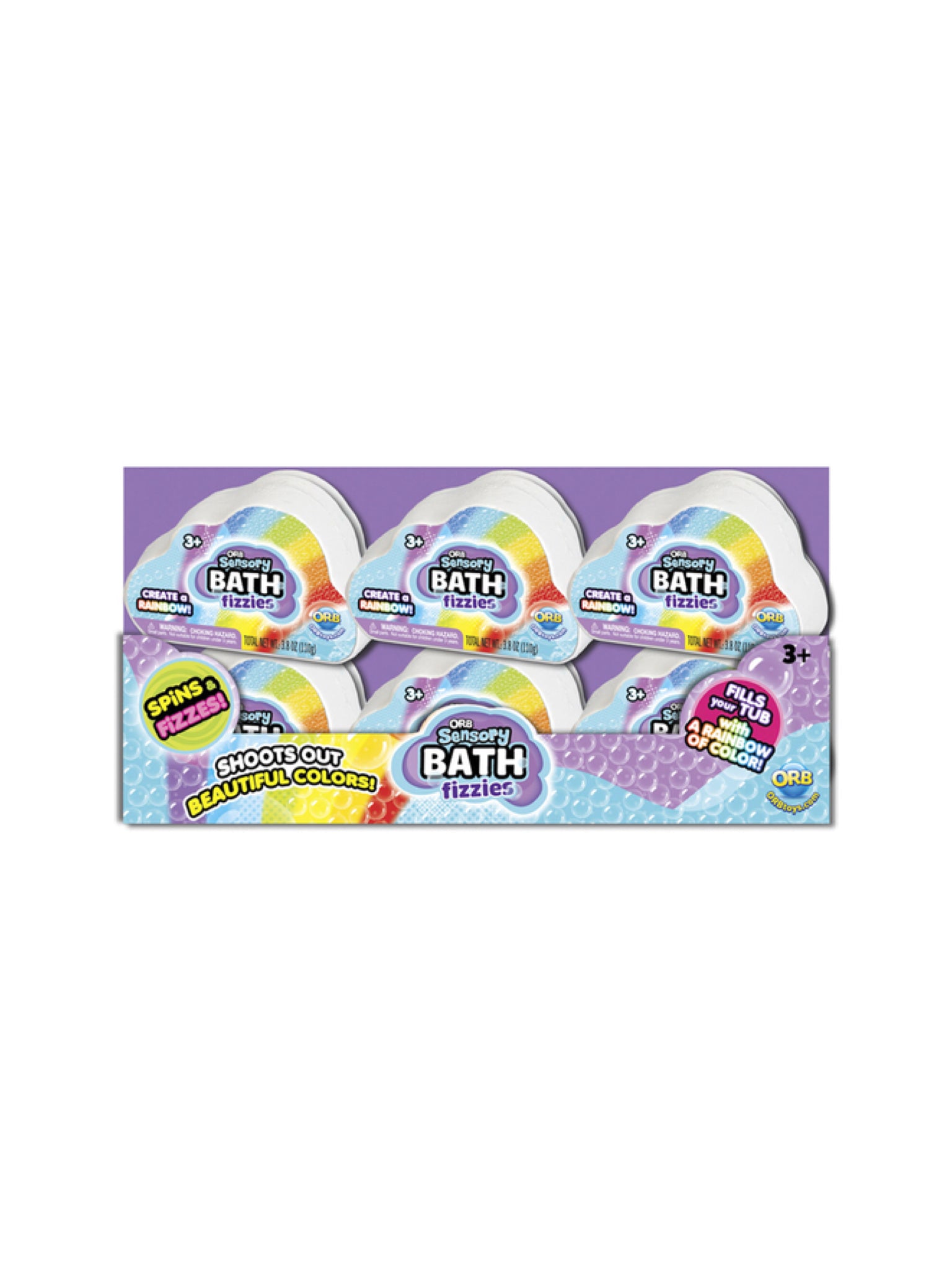Rainbow Cloud Bath Fizzies