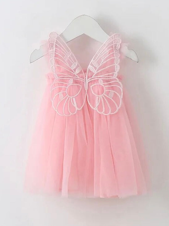 Butterfly Dress- Light Pink