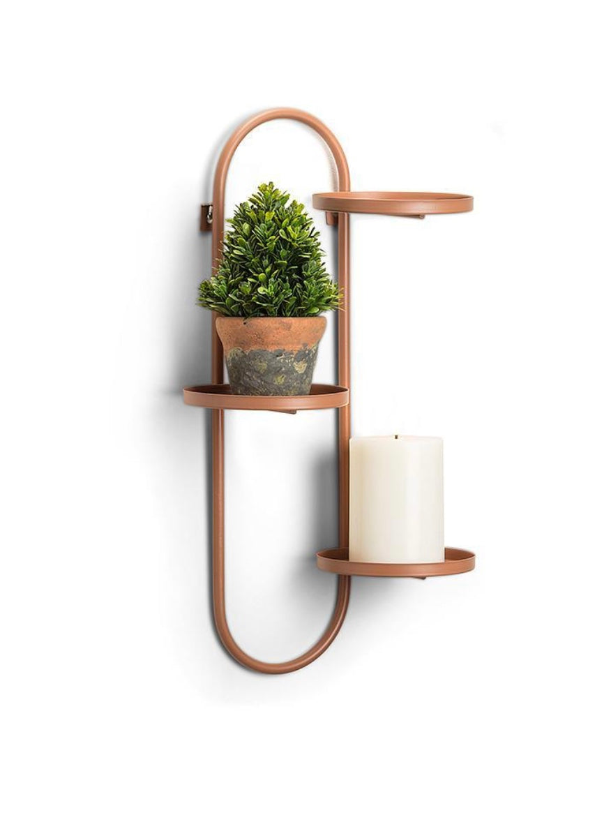 Three Tiered Wall Shelf
