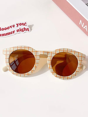 Retro Patterned Sunglasses