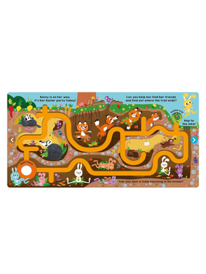 Maze Book: Follow The Bunny