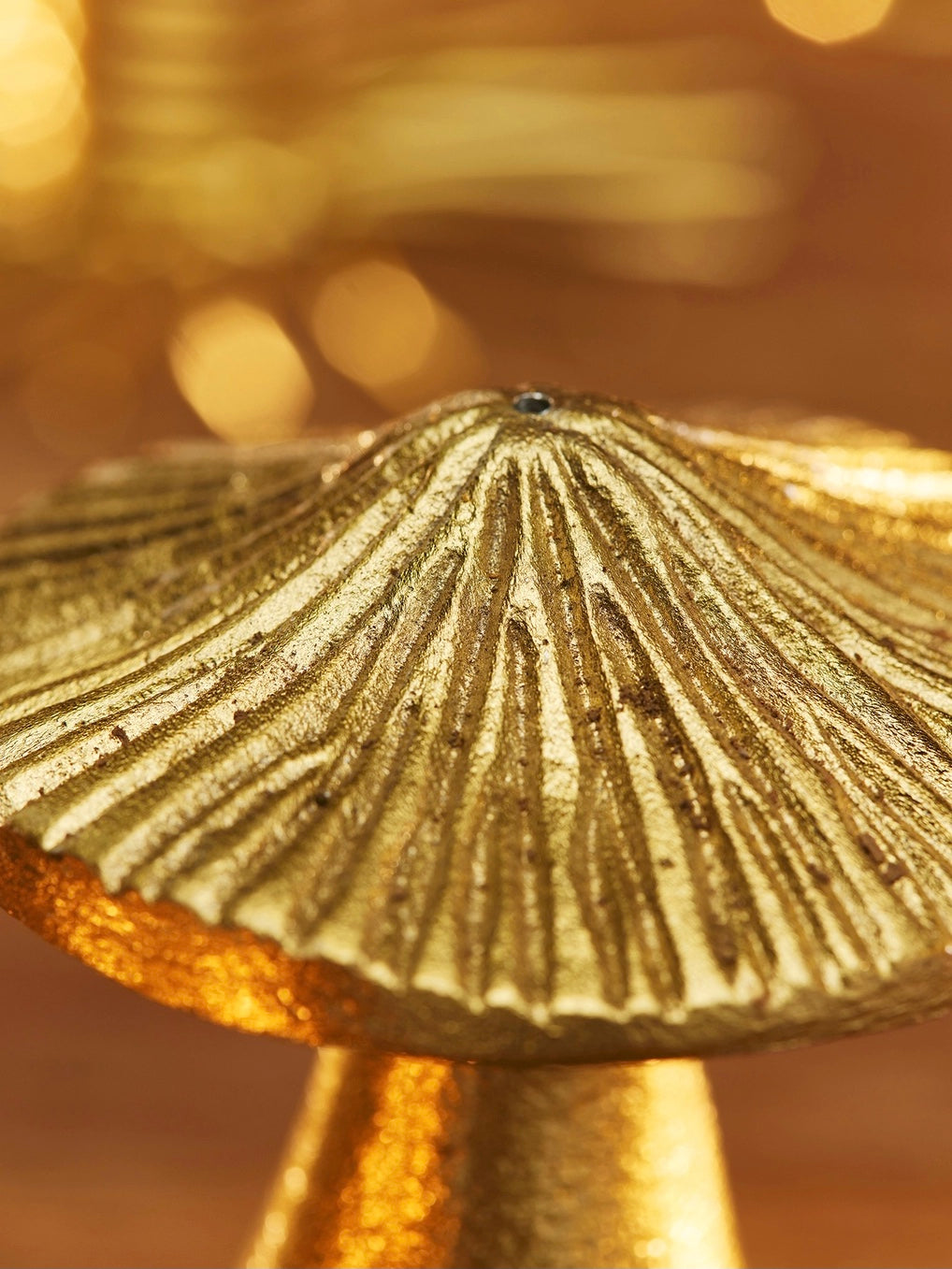 Brass Mushroom Incense Holder