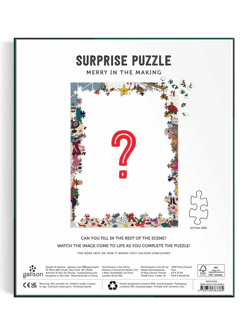 Merry In The Making 1000 Piece Surprise Puzzle