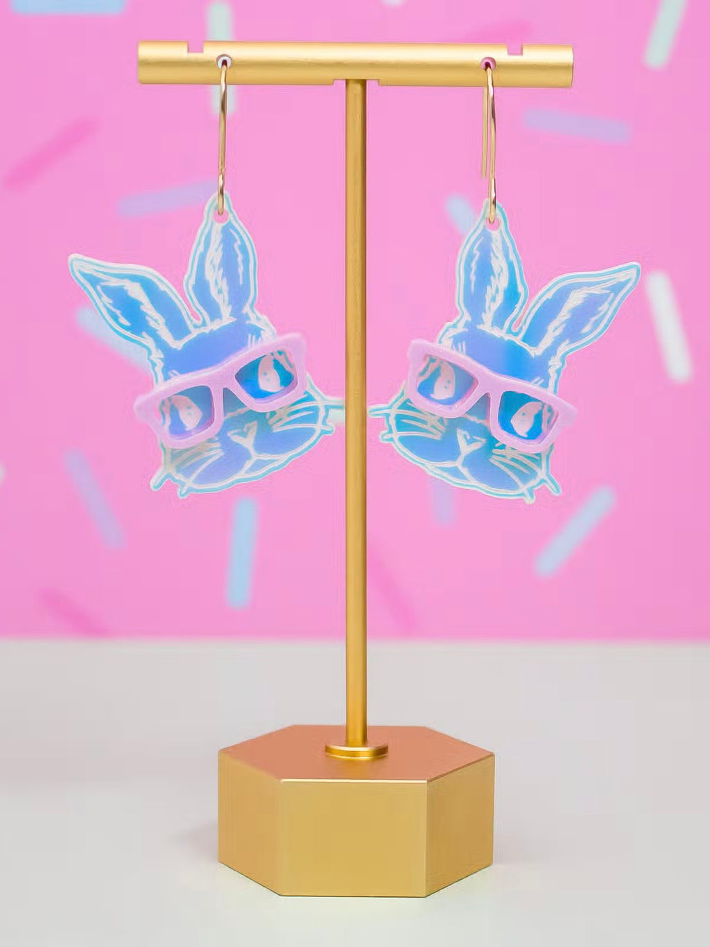 Acrylic Bunny Earrings