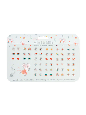 Mimi and Milo Stick On Earrings