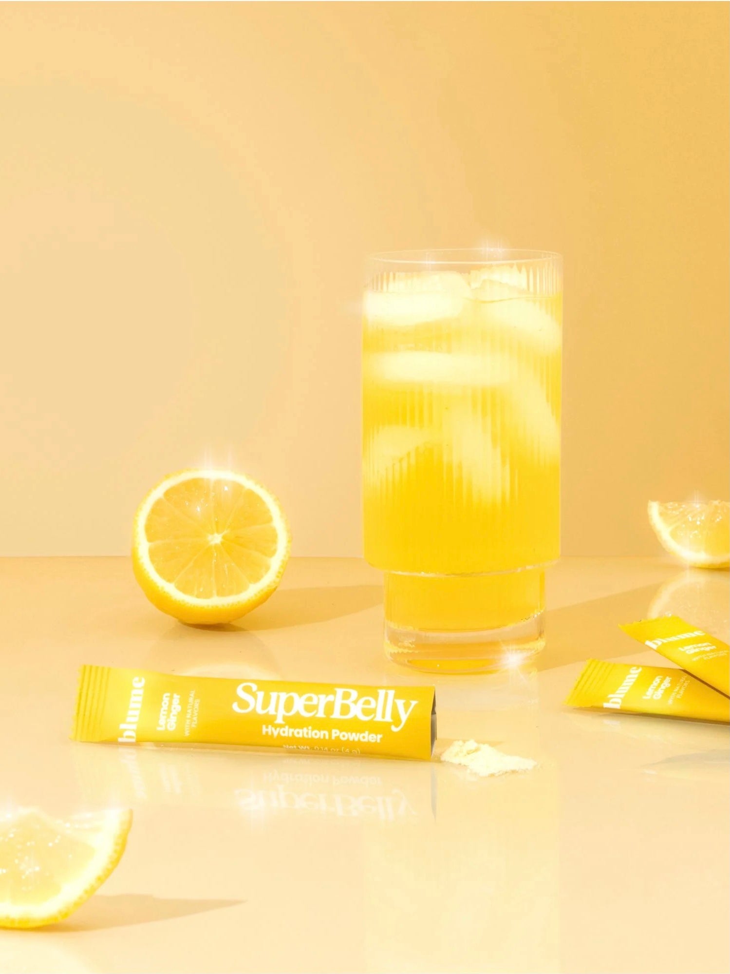 SuperBelly Lemon Ginger Hydration Powder
