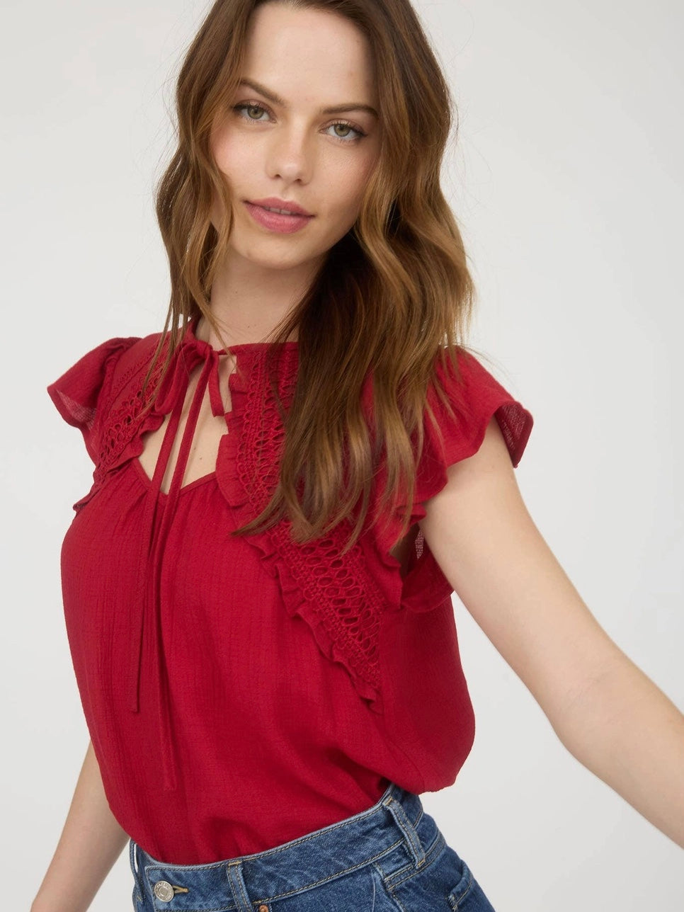 Annie Blouse- Red