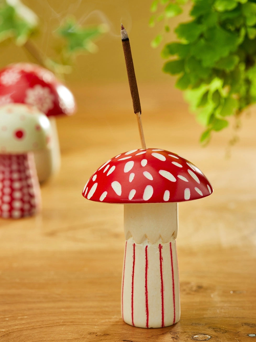 Soapstone Mushroom Incense Holder