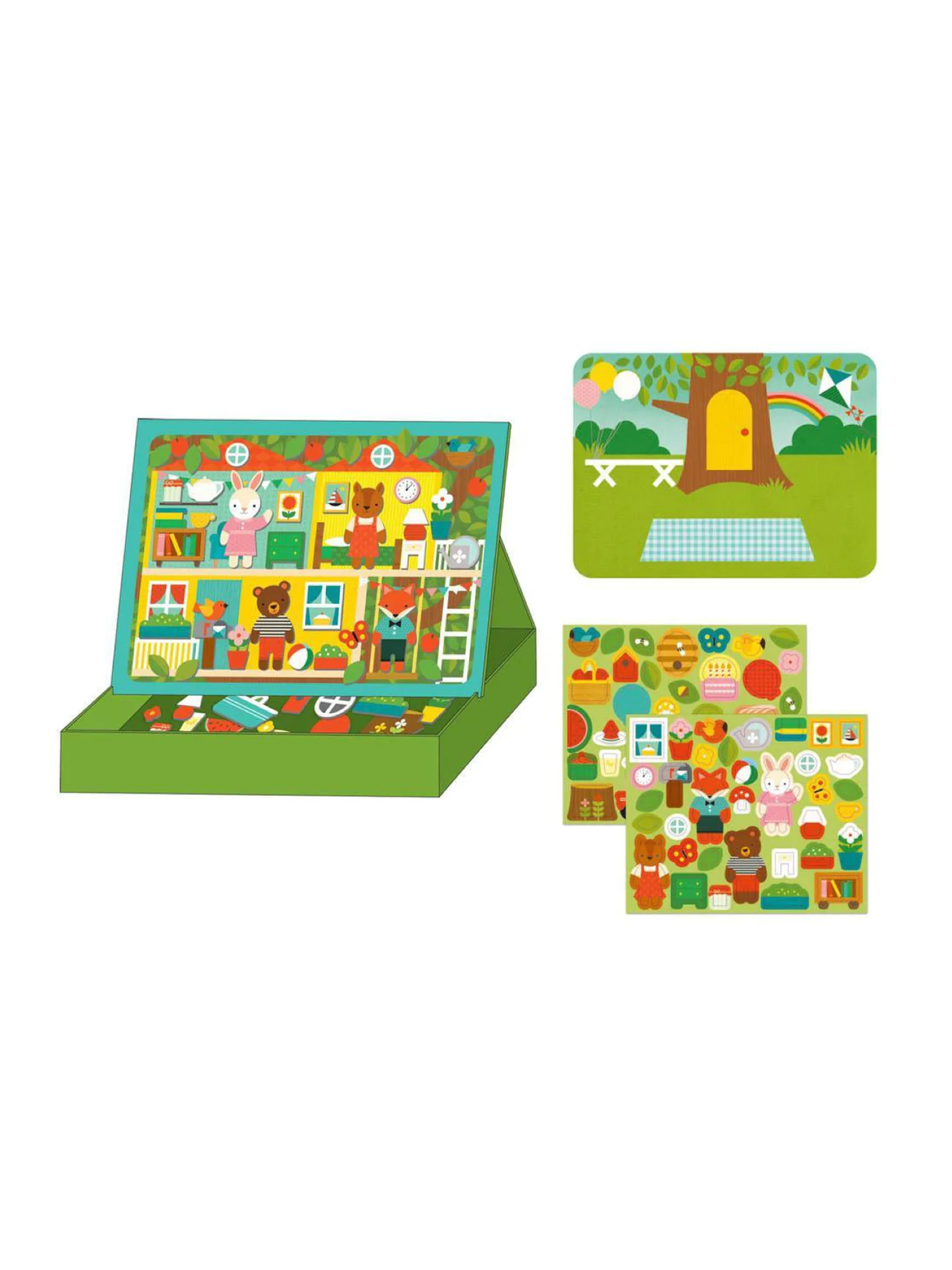 Treehouse Party Magnet Set