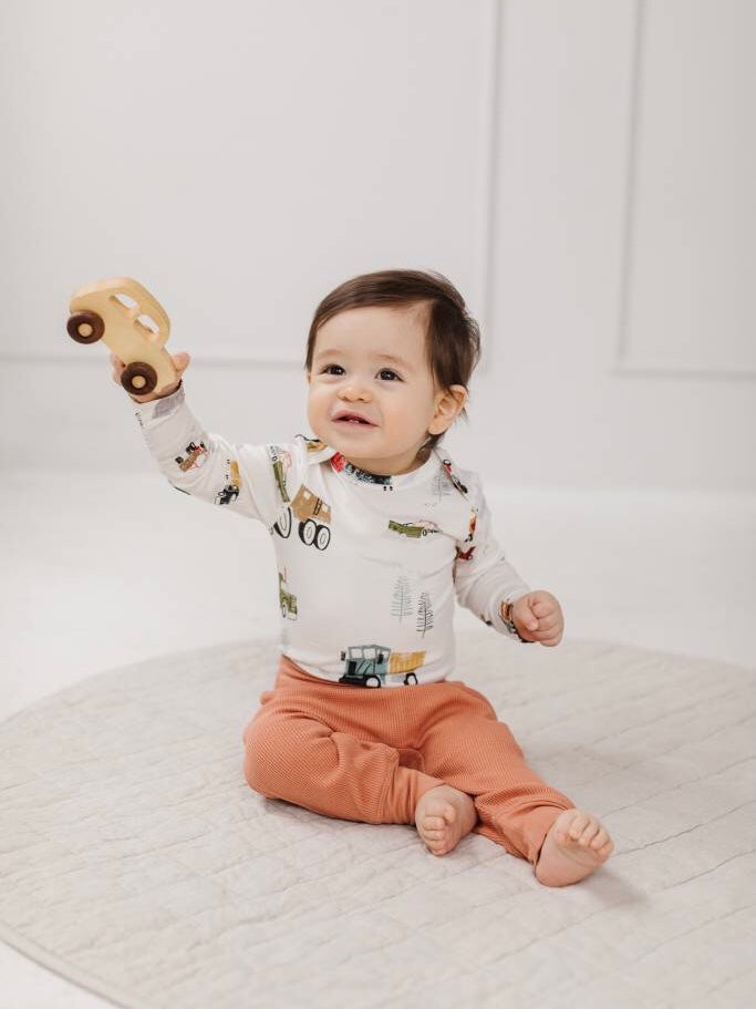 Happy Trucks Onesie