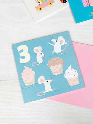 Number Birthday Cards