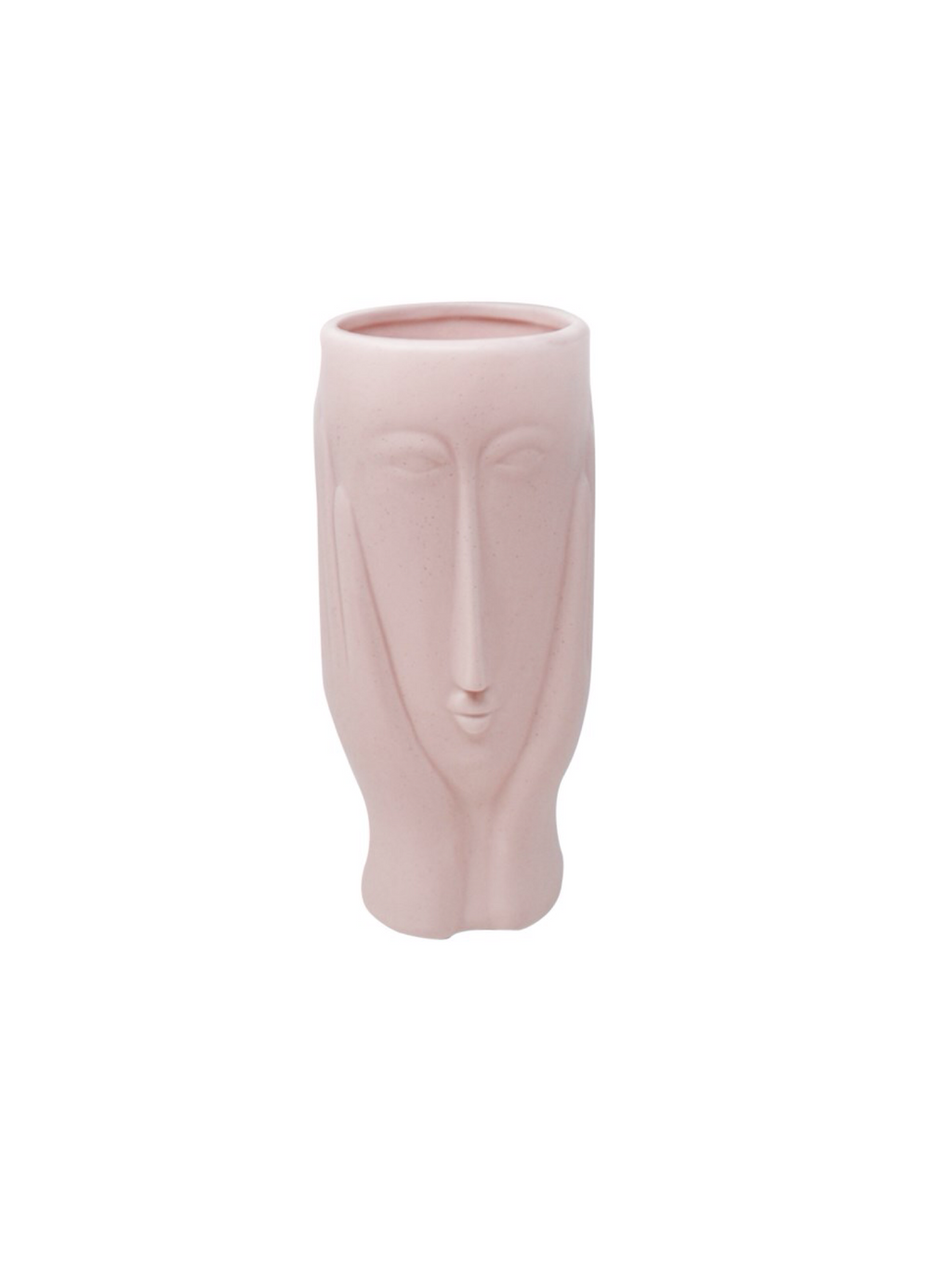 Pink Face Vase