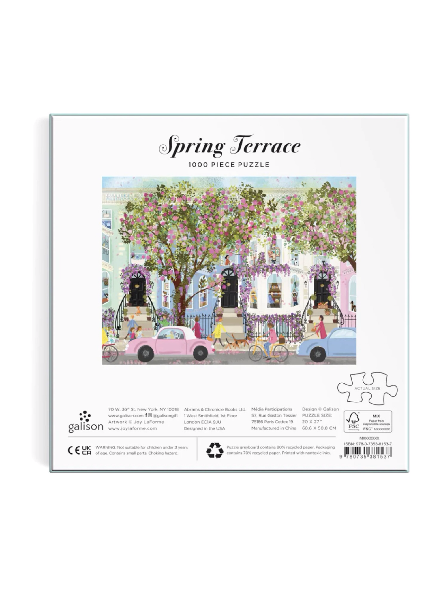 Spring Terrace 500 Piece Puzzle