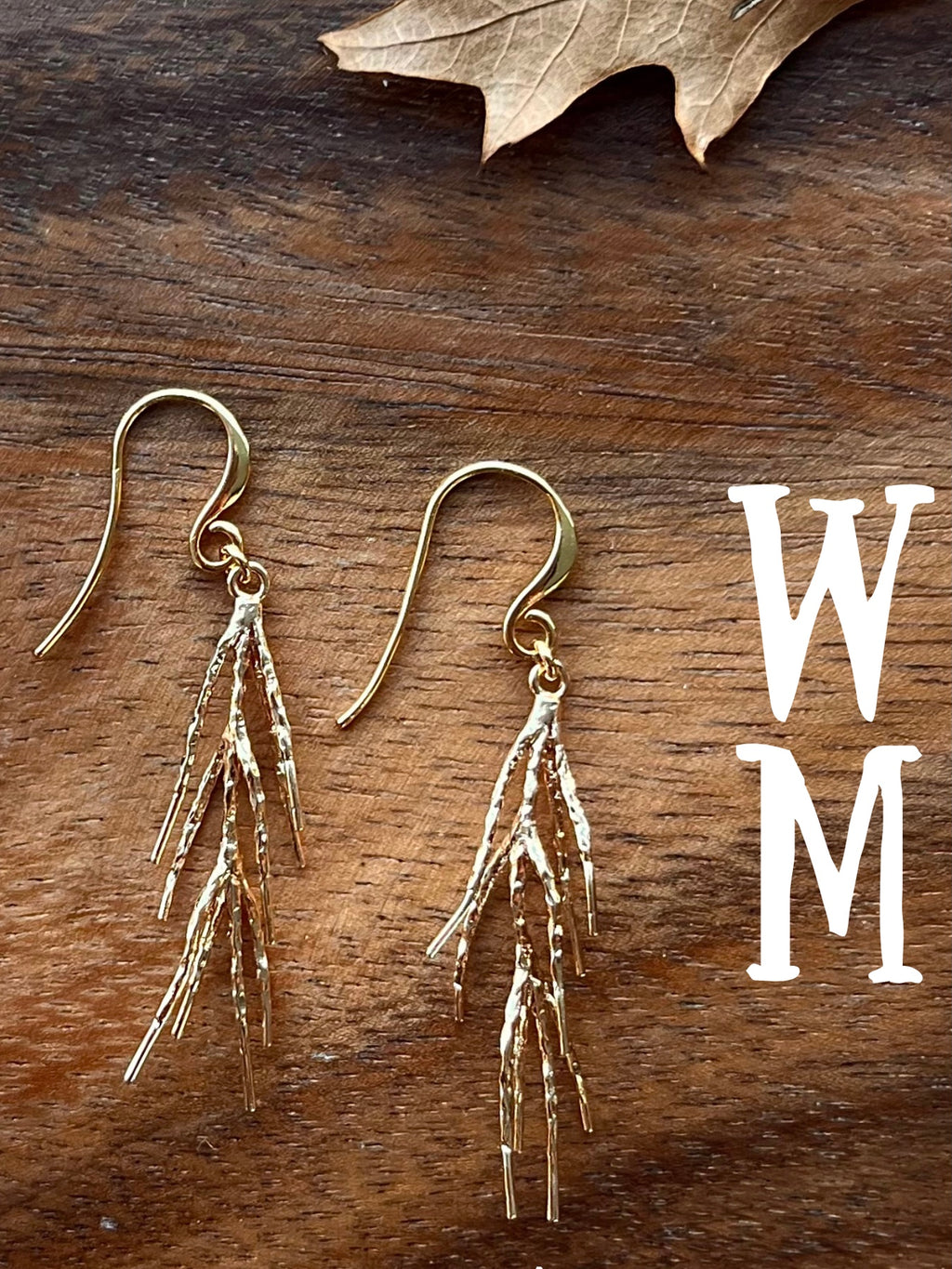 Black Spruce Twig Earrings