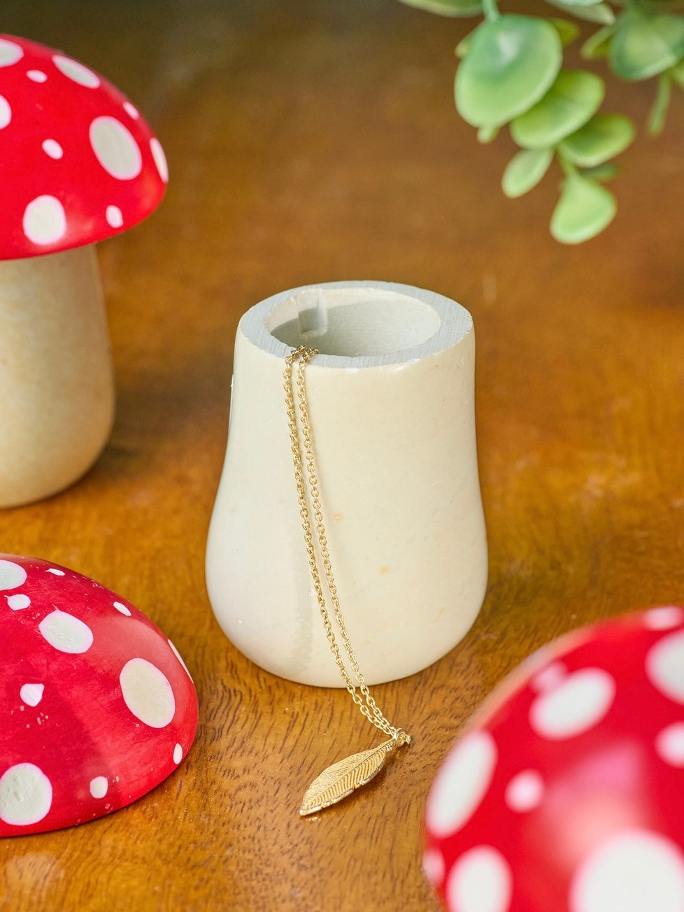 Soapstone Mushroom Trinket Dish