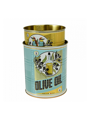 Olive Oil Storage Tins Set