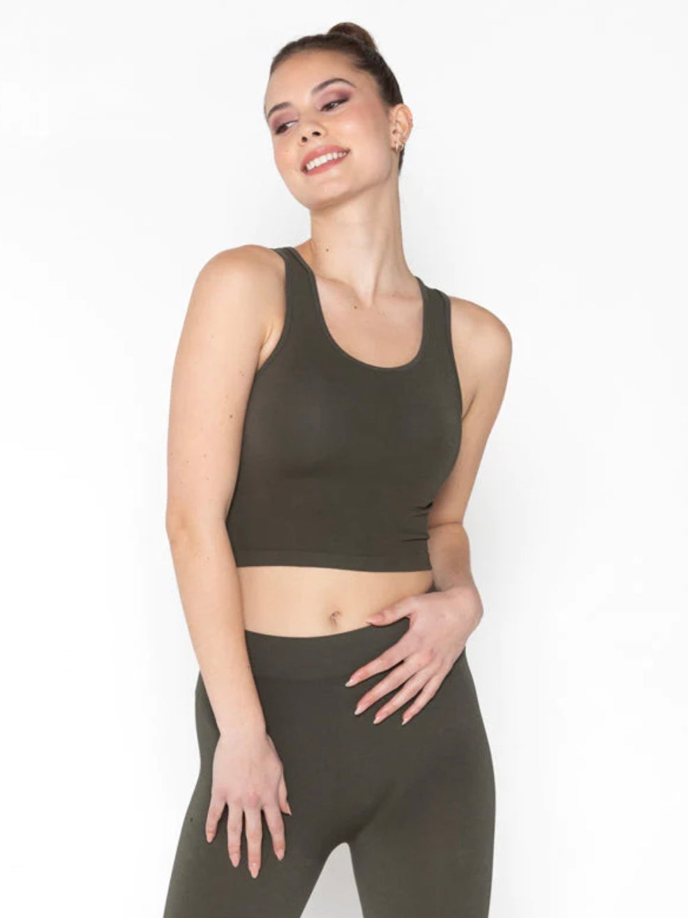 Crop Bamboo Tank Tops
