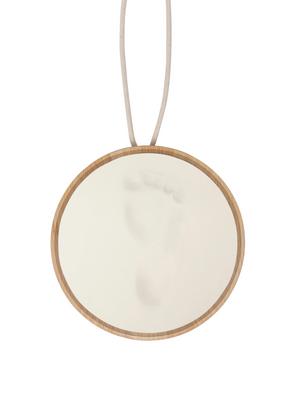 Wooden Medallion Keepsake|Baby Imprint Kit