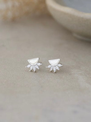 Antique Studs - Mother of Pearl