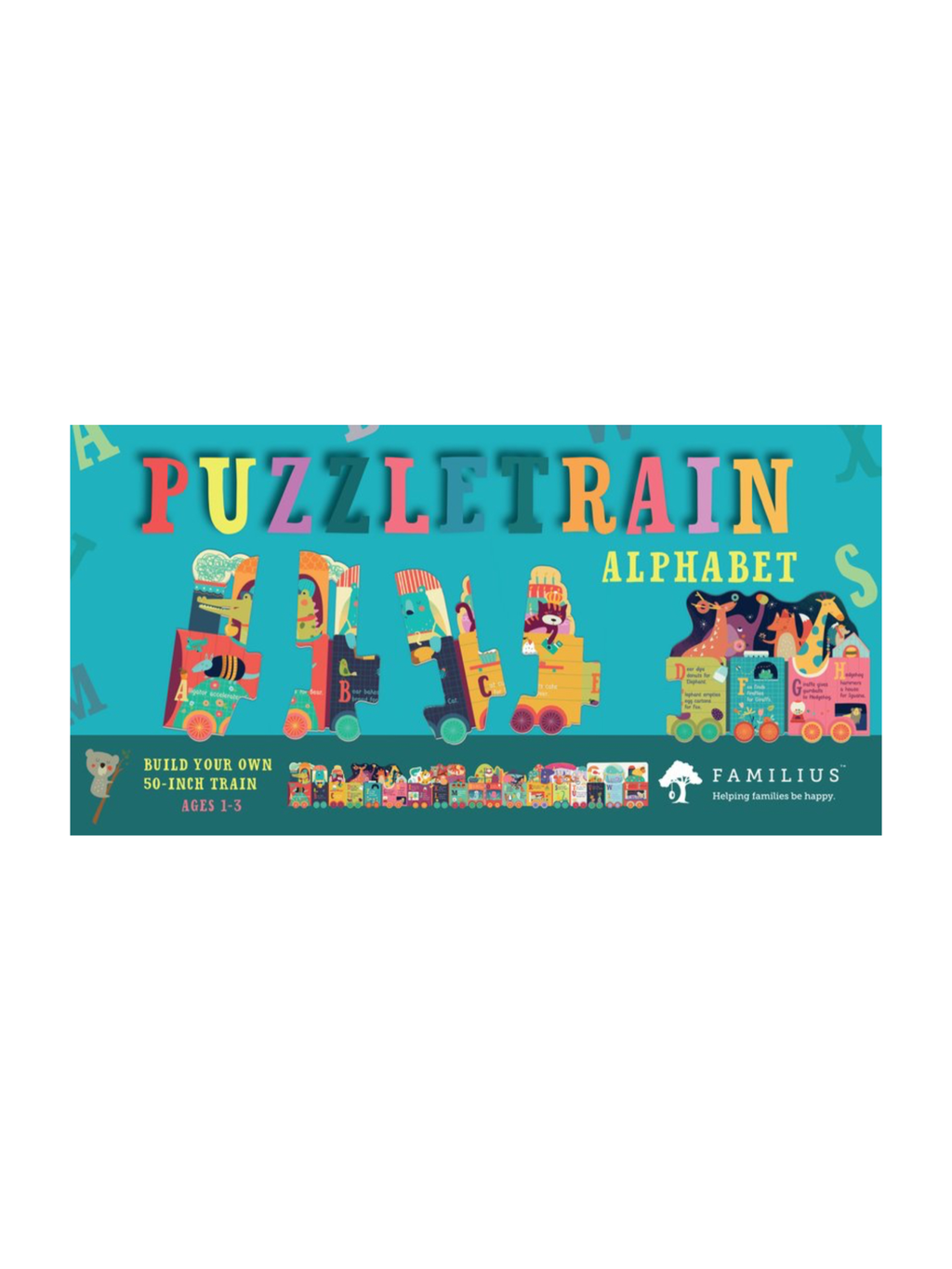 Alphabet 26-Piece Puzzle Train