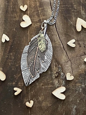 Feather Lovers Necklace