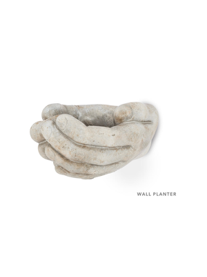 Cupping Hands Wall Planter