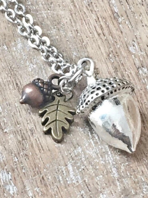 Small Acorn Necklace
