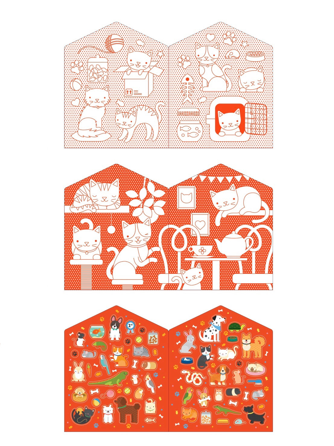 Pets Colouring Book
