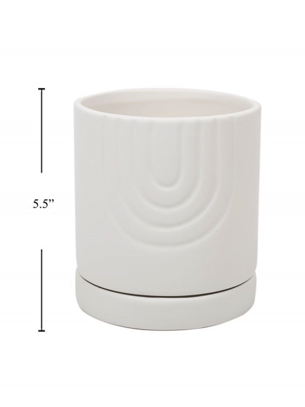 White Rainbow Planter