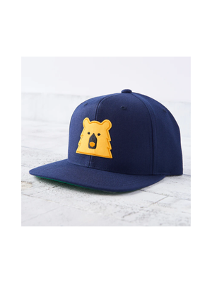 North Standard Hat Navy/Gold Polar Bear