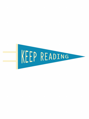 Keep Reading Pennant