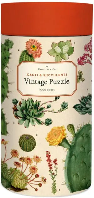 Cacti & Succulents Puzzle- 1000 Pieces