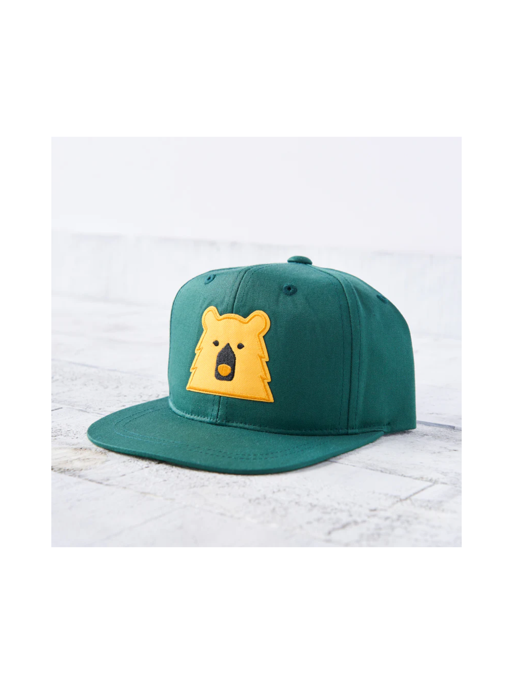 North Standard Youth Spruce/Gold Bear Hat