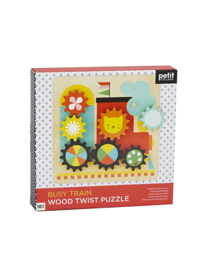 Busy Trains Wooden Puzzle