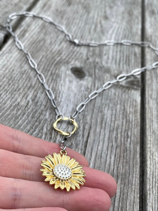 Sunflower Necklace