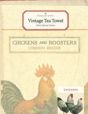 Chickens Tea Towel