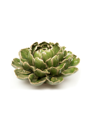 Green/Pink Flower- Medium