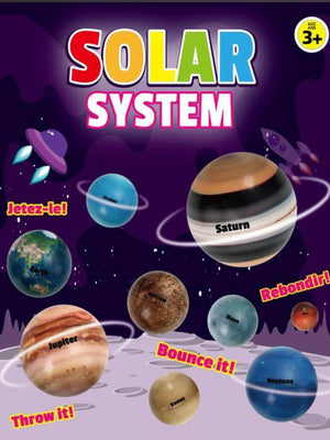 Solar System Bouncy Balls