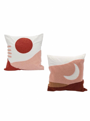 Tufted Landscape Pillow